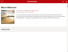 Tablet Screenshot of macrobusiness.com.au